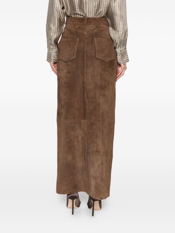 Browns Ducie Chicago Suede Maxi Skirt | Browns High-Waisted Skirts