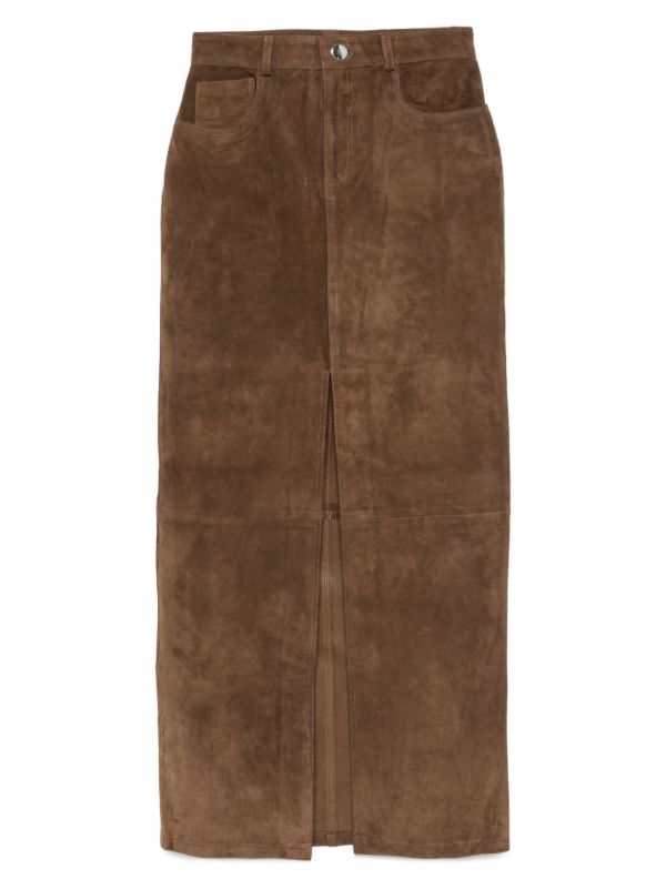 browns ducie Chicago suede maxi skirt | Browns High-Waisted Skirts