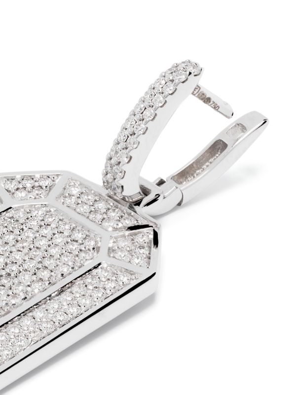 Browns EÉRA 18K White Gold Big Tokyo Diamond Single Drop Earring | Browns Fine Earrings