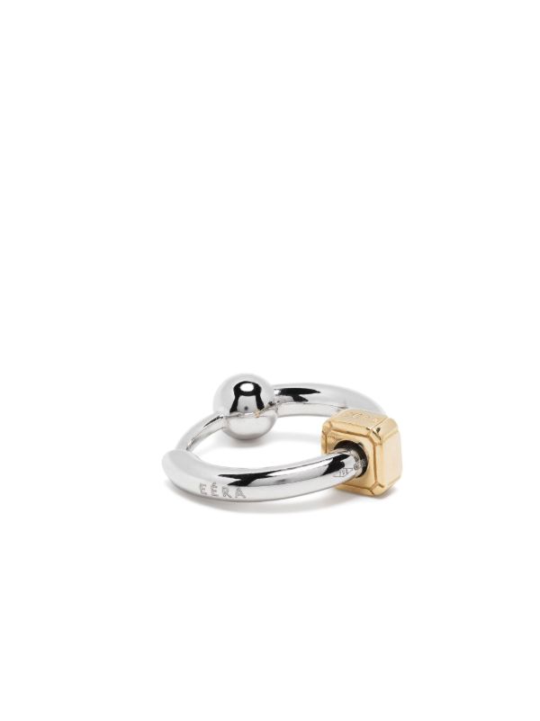 Browns EÉRA 18K White Gold Mini Hoop Earring | Browns Earrings