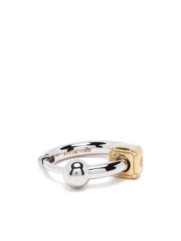 Browns EÉRA 18K White Gold Mini Hoop Earring | Browns Earrings
