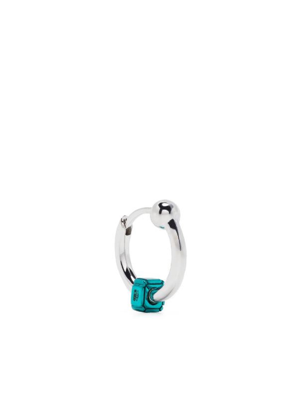 browns EÉRA 18K White Gold mini hoop earring | Browns Earrings
