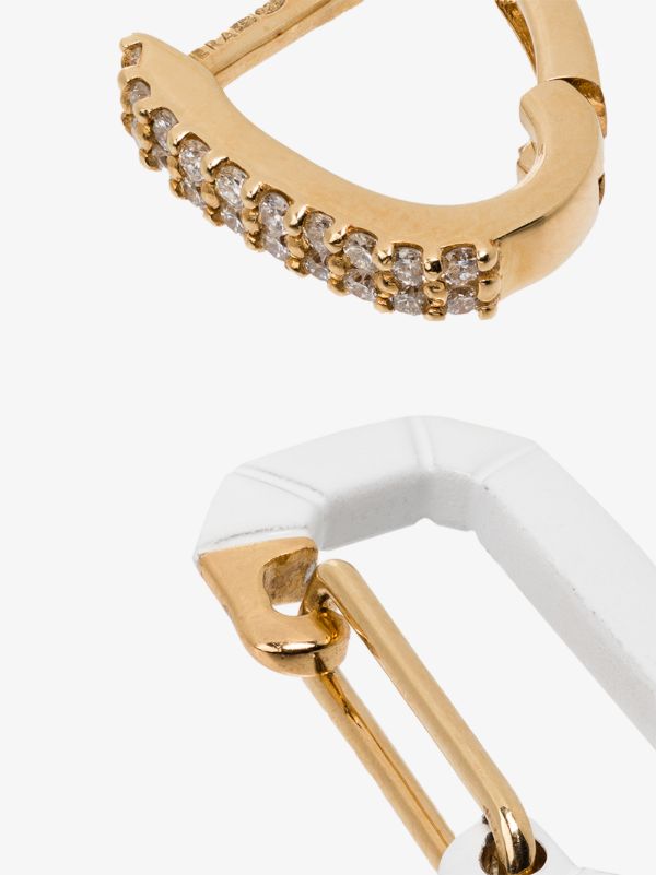 Browns EÉRA 18K Yellow Gold Chiara Small Diamond Earring | Browns Fine Earrings