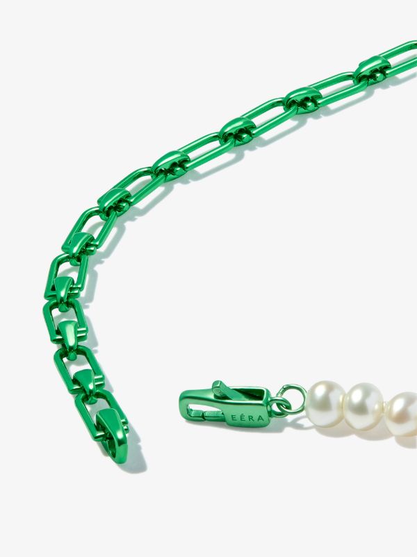 Browns EÉRA Sterling Silver Pearl Chain Necklace | Browns Necklaces