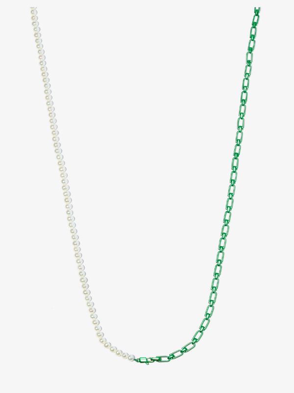 browns EÉRA Sterling Silver Pearl Chain Necklace | Browns Necklaces