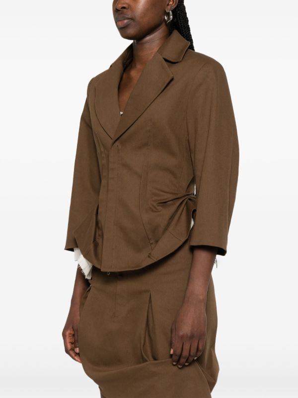 Browns Elena Velez Double-breasted Jacket | Browns Fitted Jackets