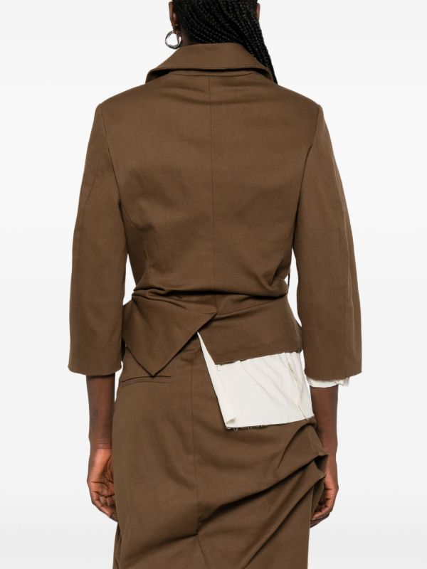 Browns Elena Velez Double-breasted Jacket | Browns Fitted Jackets