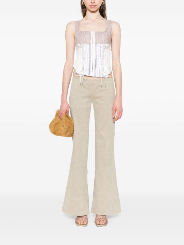 Browns Elena Velez Low-waist Trousers | Browns Slim Pants