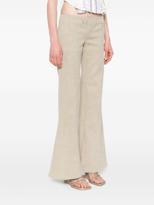 Browns Elena Velez Low-waist Trousers | Browns Slim Pants