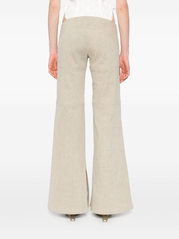 Browns Elena Velez Low-waist Trousers | Browns Slim Pants
