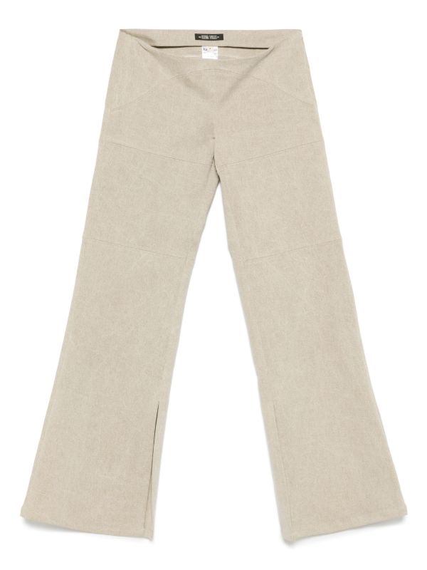 browns Elena Velez low-waist trousers | Browns Slim Pants
