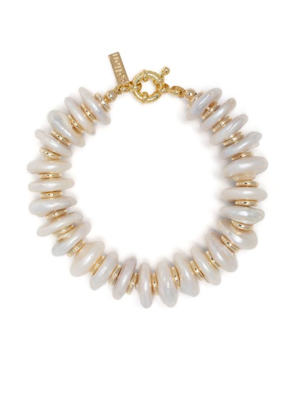 browns éliou Gold-Plated Elke Pearl Bracelet | Browns Bracelets