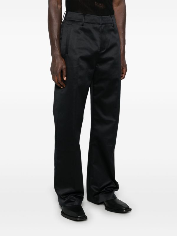 Browns ENTIRE STUDIOS Black Straight-Leg Trousers | Browns Regular-Fit & Straight Leg Pants
