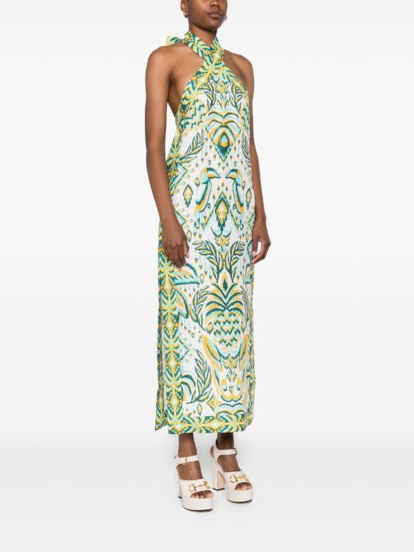 Browns FARM Rio Tropical Tapestry Maxi Dress | Browns Day Dresses