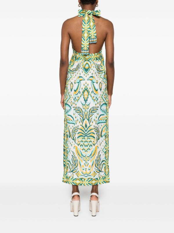 Browns FARM Rio Tropical Tapestry Maxi Dress | Browns Day Dresses