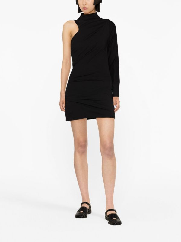 Browns FEBEN Black Dali Cotton Mini Dress | Browns Day Dresses