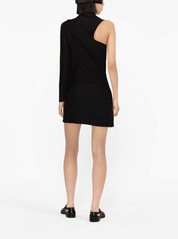 Browns FEBEN Black Dali Cotton Mini Dress | Browns Day Dresses
