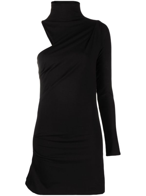 browns FEBEN black Dali cotton mini dress | Browns Day Dresses