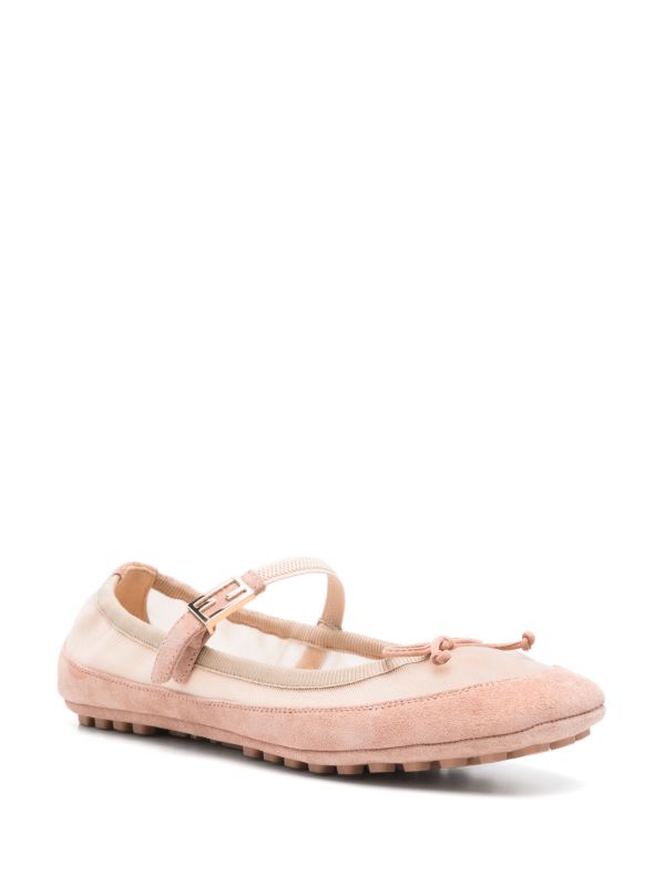 Browns FENDI Baguette Ballet Flats | Browns Ballerina Shoes