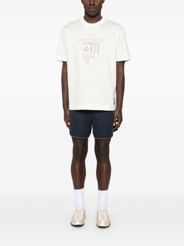 Browns FENDI Blue FF Jacquard Shorts | Browns Track & Running Shorts