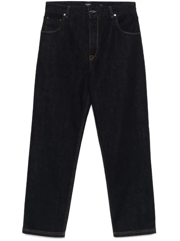 browns FENDI Cotton Jeans | Browns Regular & Straight-Leg Jeans