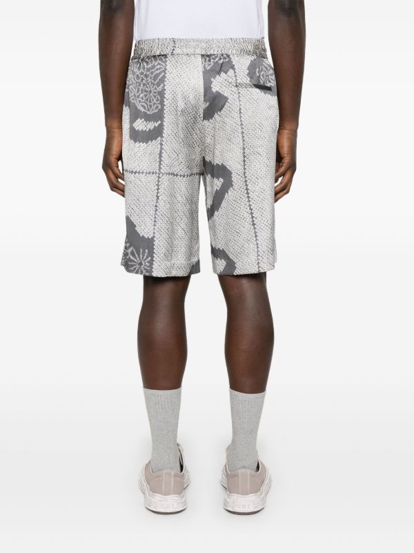 Browns Feng Chen Wang Graphic-Print Shorts | Browns Deck Shorts