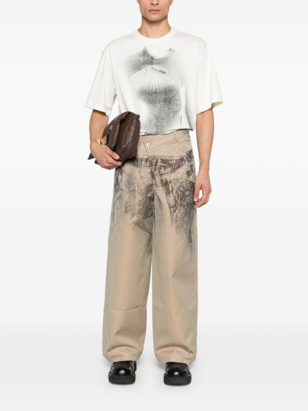 Browns Feng Chen Wang Graphic Print T-shirt | Browns T-Shirts
