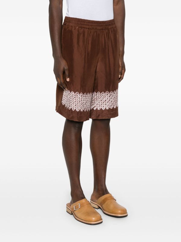 Browns Feng Chen Wang Silk Shorts | Browns Deck Shorts