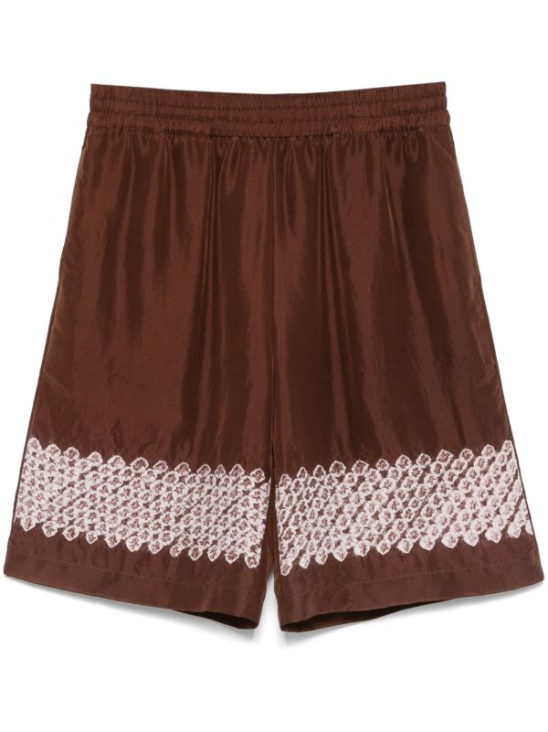 browns Feng Chen Wang Silk Shorts | Browns Deck Shorts
