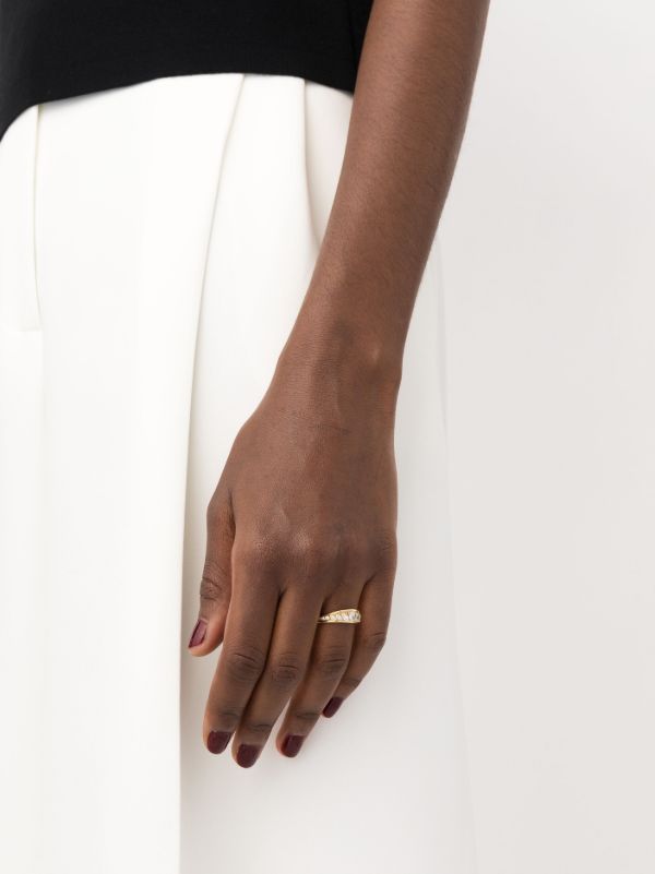 Browns Fernando Jorge 18K Stream Wave Diamond Ring | Browns Fine Rings