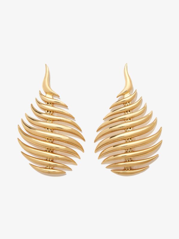 browns Fernando Jorge 18K Yellow Gold Flame Small Drop Earrings | Browns Fine Earrings
