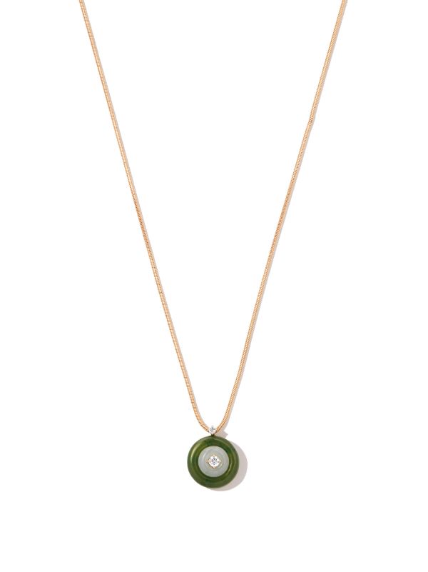 browns Fernando Jorge 18K yellow gold Signal pendant necklace | Browns Fine Necklaces