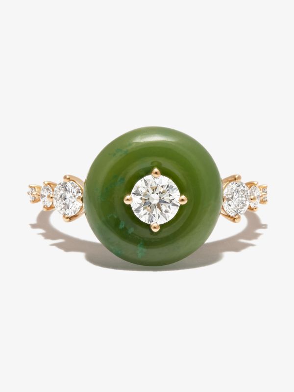 Browns Fernando Jorge 18K Yellow Gold Surround Orbit Diamond Ring | Browns Fine Rings