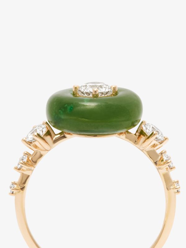 Browns Fernando Jorge 18K Yellow Gold Surround Orbit Diamond Ring | Browns Fine Rings