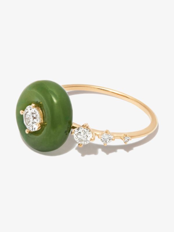 browns Fernando Jorge 18K Yellow Gold Surround Orbit diamond Ring | Browns Fine Rings