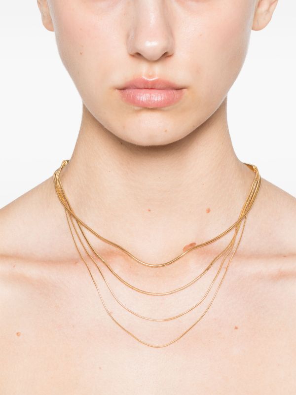 Browns Fernando Jorge 18kt Yellow Gold Multi-Chain Necklace | Browns Fine Necklaces