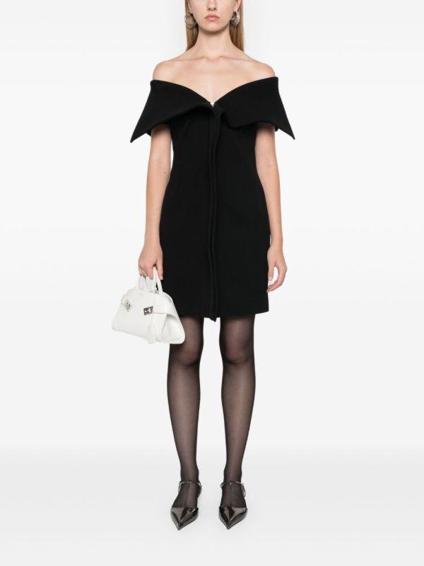 Browns Ferragamo Black Gabardine Sleeveless Jacket | Browns Cocktail & Party Dresses