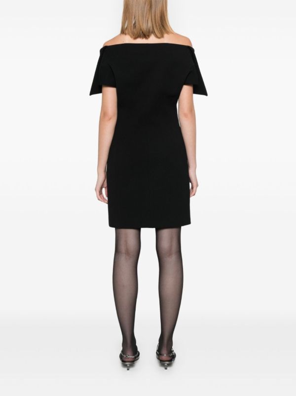 Browns Ferragamo Black Gabardine Sleeveless Jacket | Browns Cocktail & Party Dresses