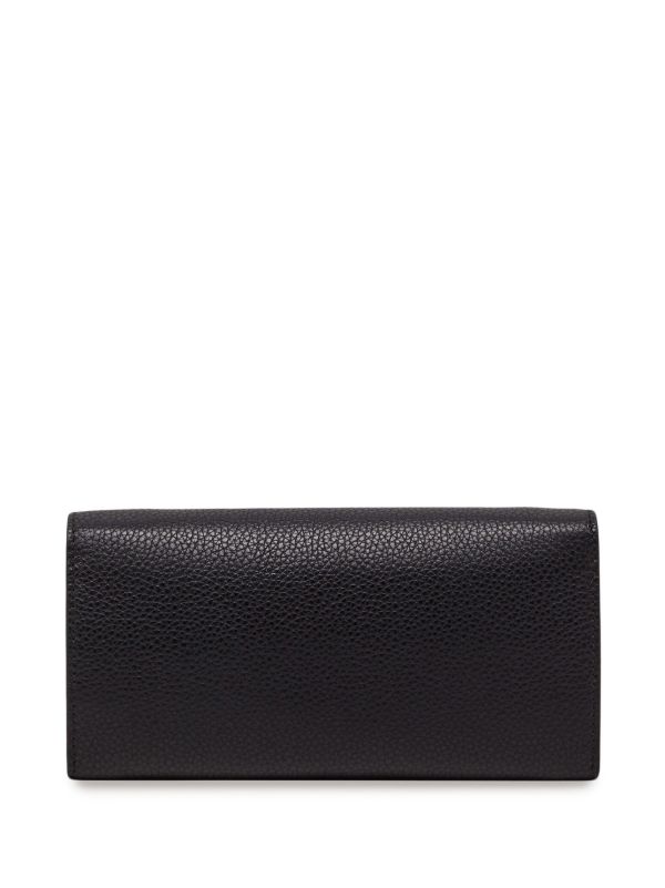 Browns Ferragamo Black Gancini Leather Wallet | Browns Wallets & Purses