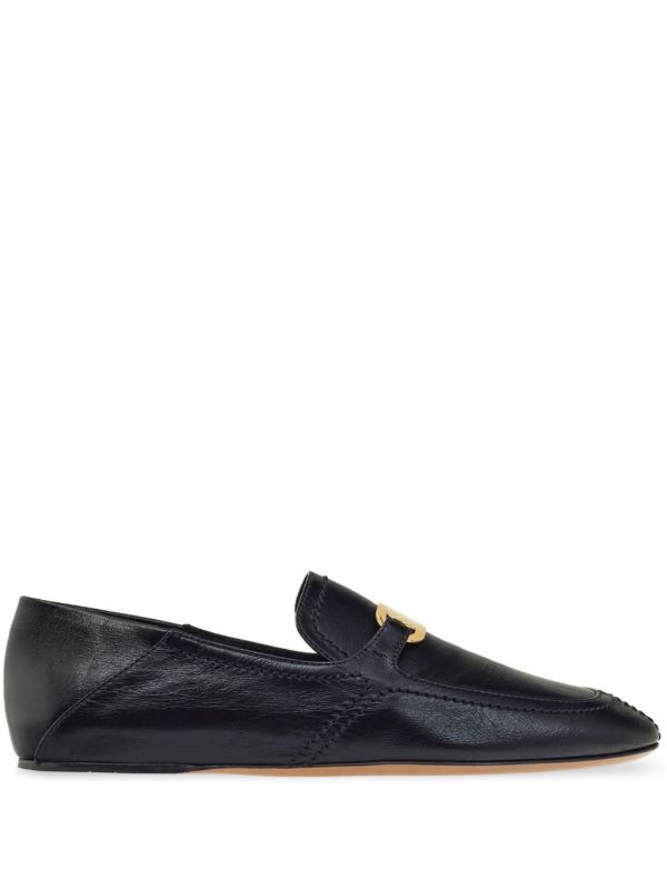 browns Ferragamo Black New Vara Leather Loafers | Browns Loafers