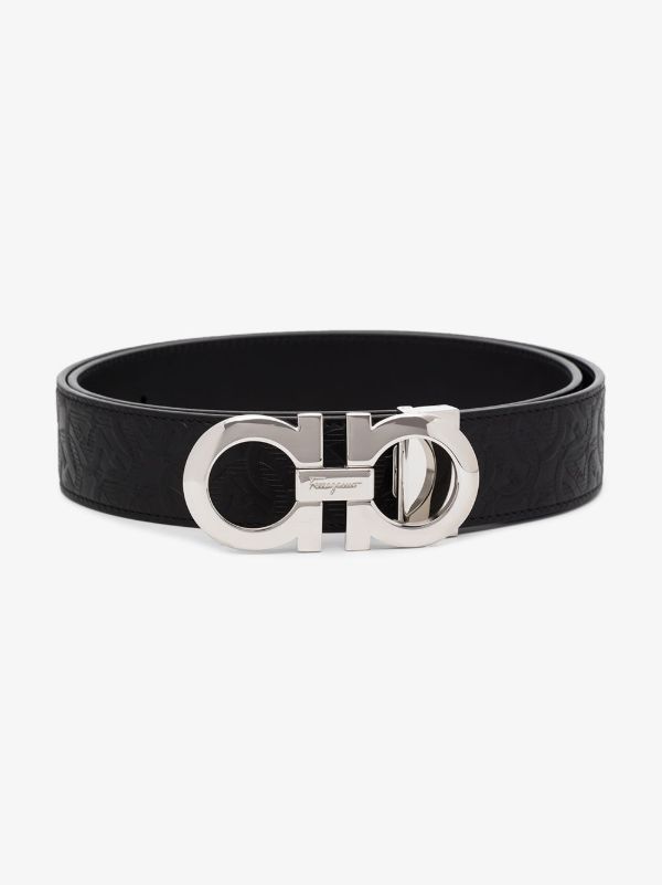 browns Ferragamo embossed Gancini belt | Browns Belts