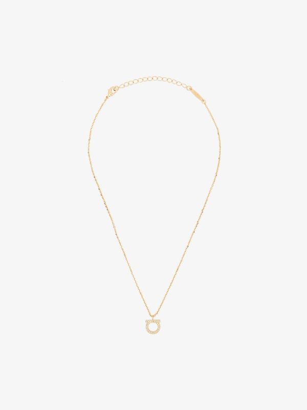 Browns Ferragamo Gancini Crystals Necklace | Browns Necklaces