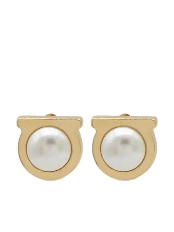 Browns Ferragamo Gancini Stud Earrings | Browns Earrings