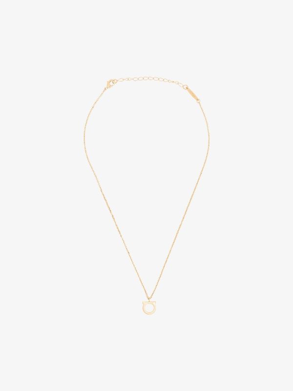 browns Ferragamo large Gancini pendant necklace | Browns Necklaces