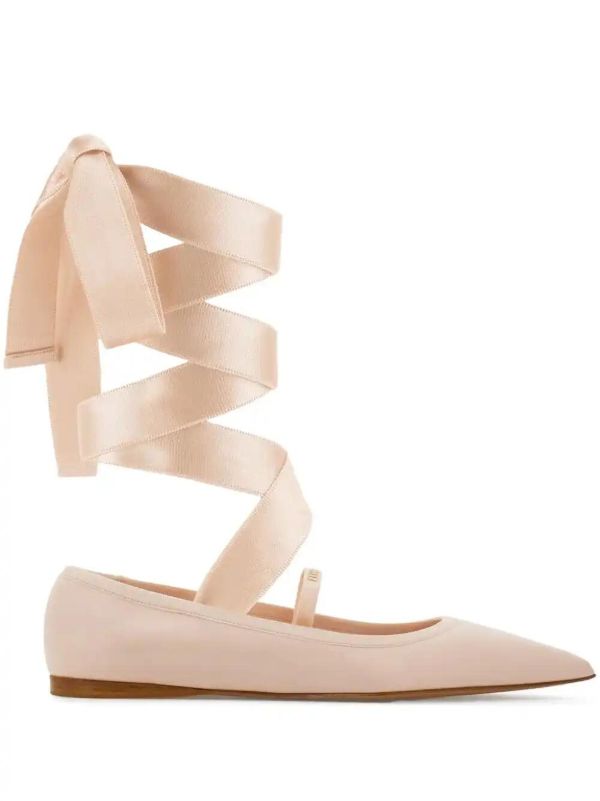 browns Ferragamo leather ballet flats | Browns Ballerina Shoes