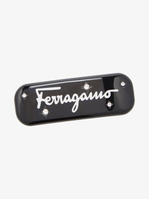 browns Ferragamo logo-print hair clip | Browns Hair Accessories
