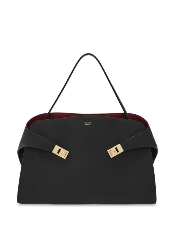 browns Ferragamo Medium Hug Shoulder Bag | Browns Shoulder Bags