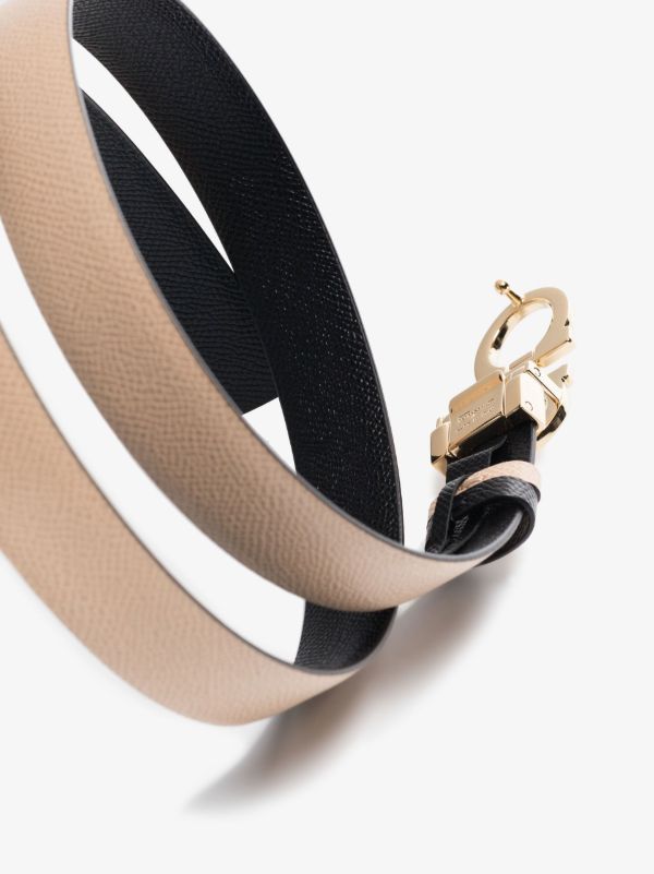 Browns Ferragamo Neutral Donna Reversible Leather Belt | Browns Belts