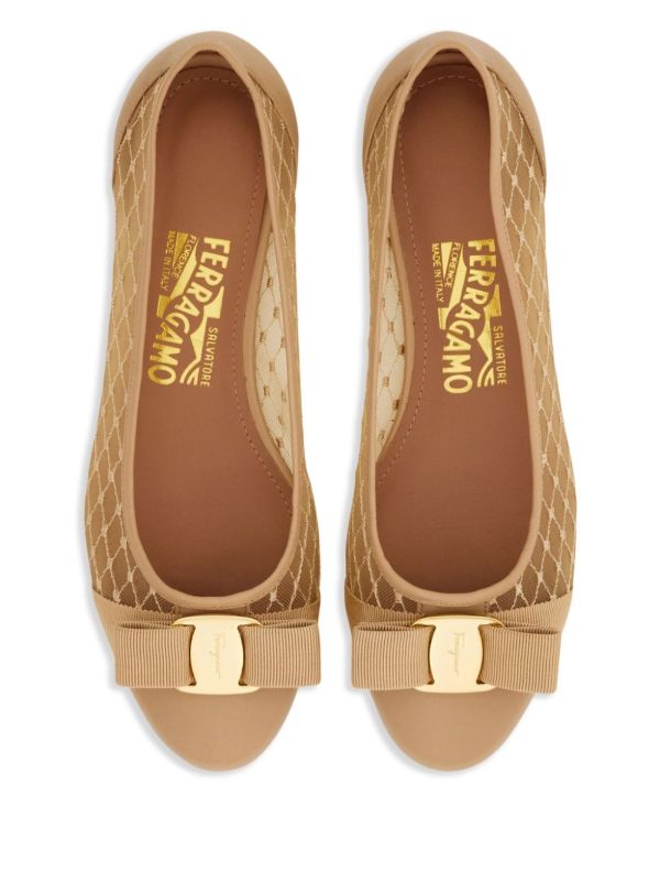 Browns Ferragamo Varina Ballet Flats | Browns Ballerina Shoes