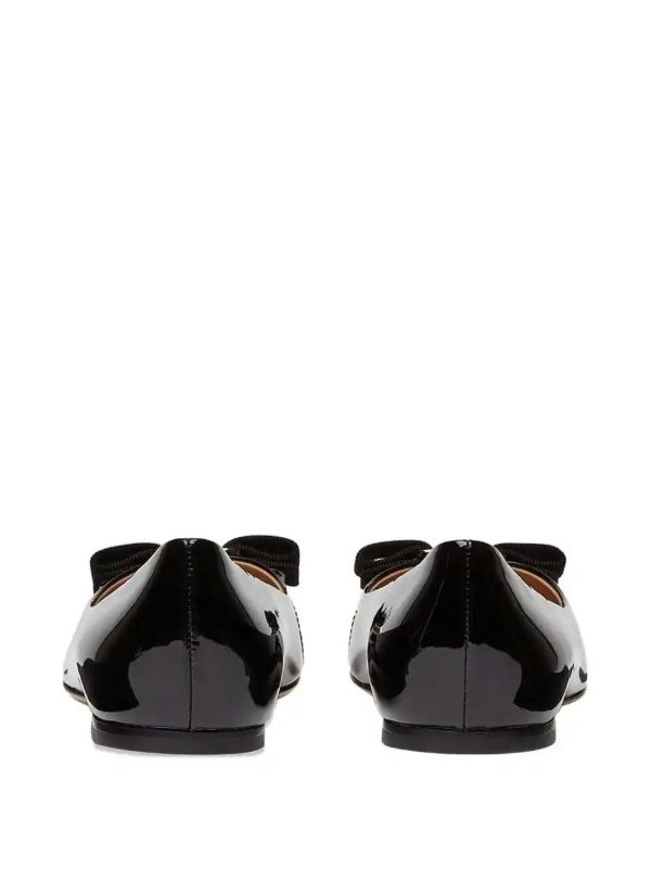 Browns Ferragamo Varina Patent Ballet Flats | Browns Ballerina Shoes